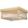 2_Carnaby by Z-Lite Modern Gold 4 Light Flush Mount
