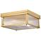 Carnaby by Z-Lite Modern Gold 4 Light Flush Mount