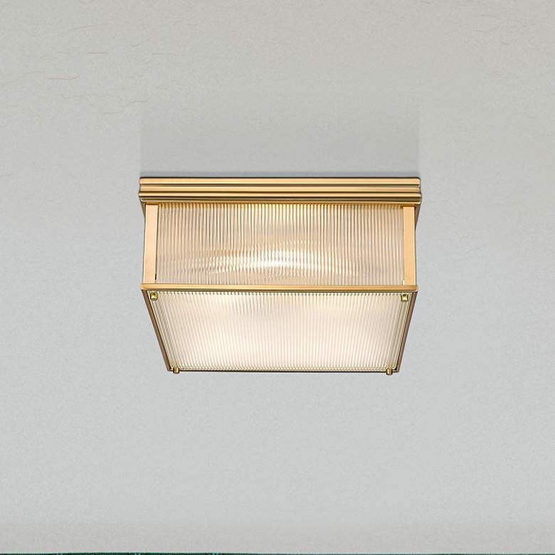 Image 1 Carnaby by Z-Lite Modern Gold 4 Light Flush Mount