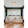 4_Carnaby by Z-Lite Modern Gold 4 Light Flush Mount more views