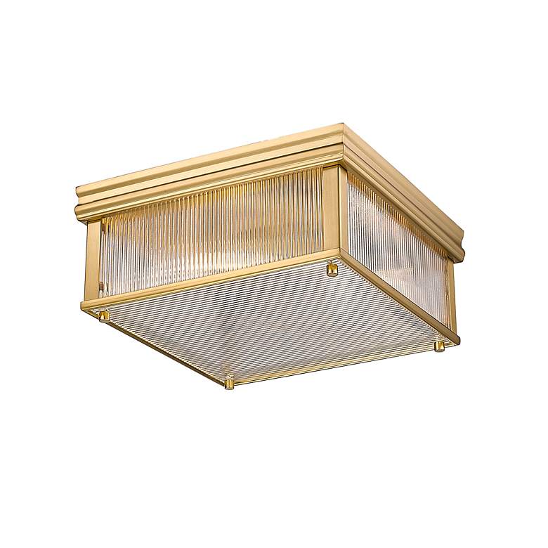Image 6 Carnaby by Z-Lite Modern Gold 4 Light Flush Mount more views