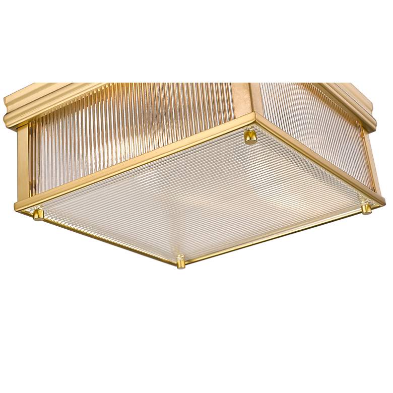 Image 7 Carnaby by Z-Lite Modern Gold 4 Light Flush Mount more views