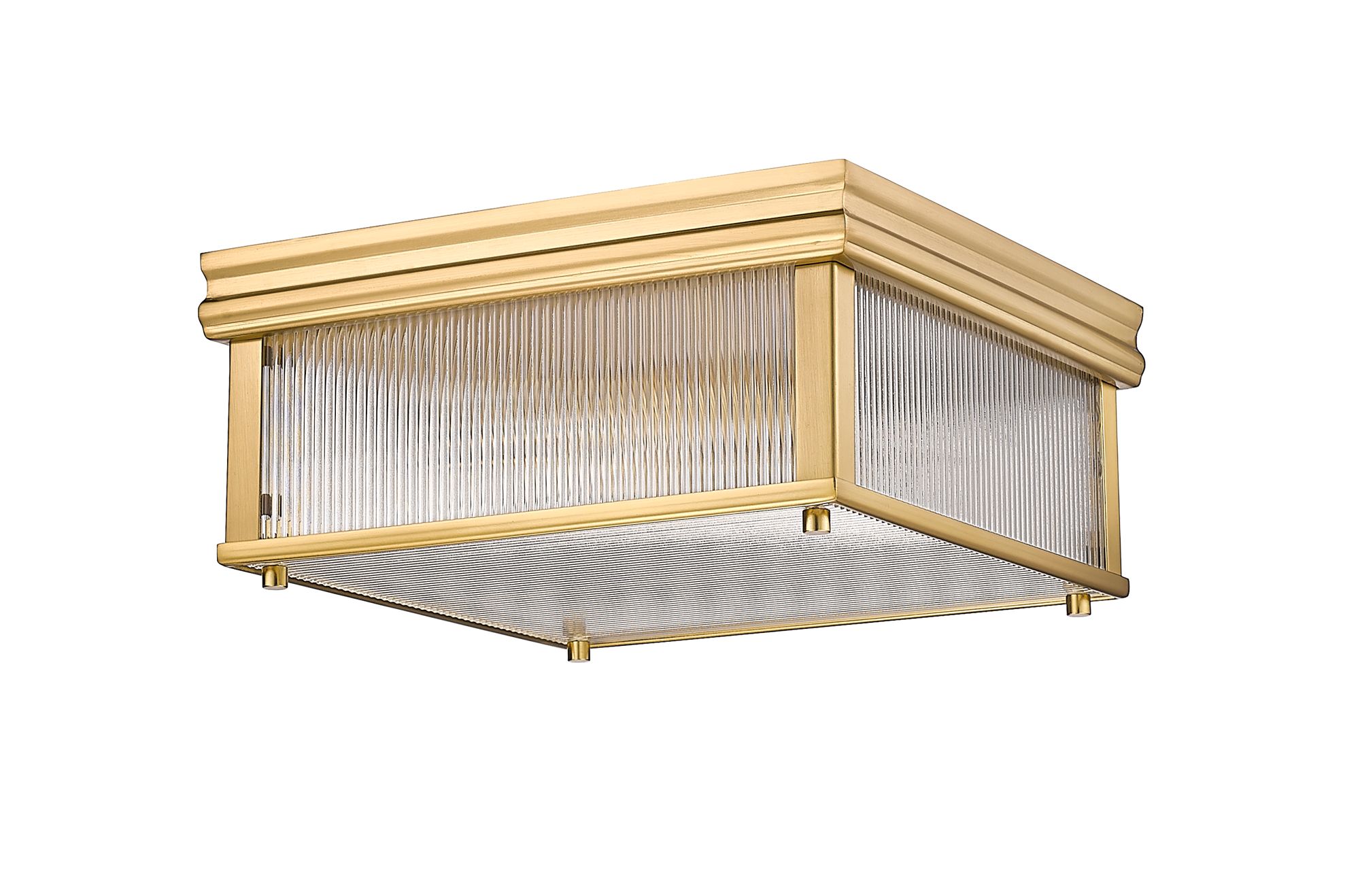 Carnaby by Z-Lite Modern Gold 4 Light Flush Mount