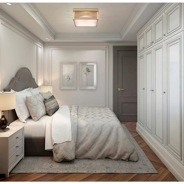Image 4 Carnaby by Z-Lite Modern Gold 4 Light Flush Mount more views