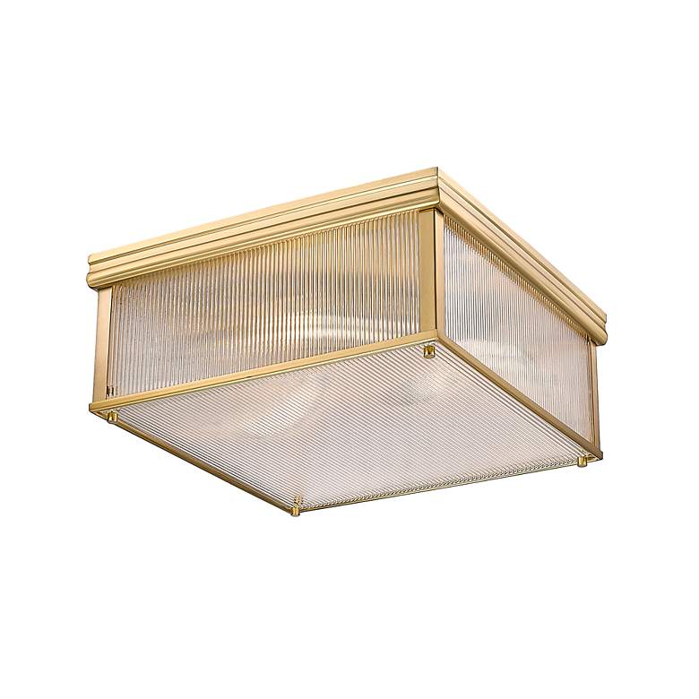 Image 6 Carnaby by Z-Lite Modern Gold 4 Light Flush Mount more views