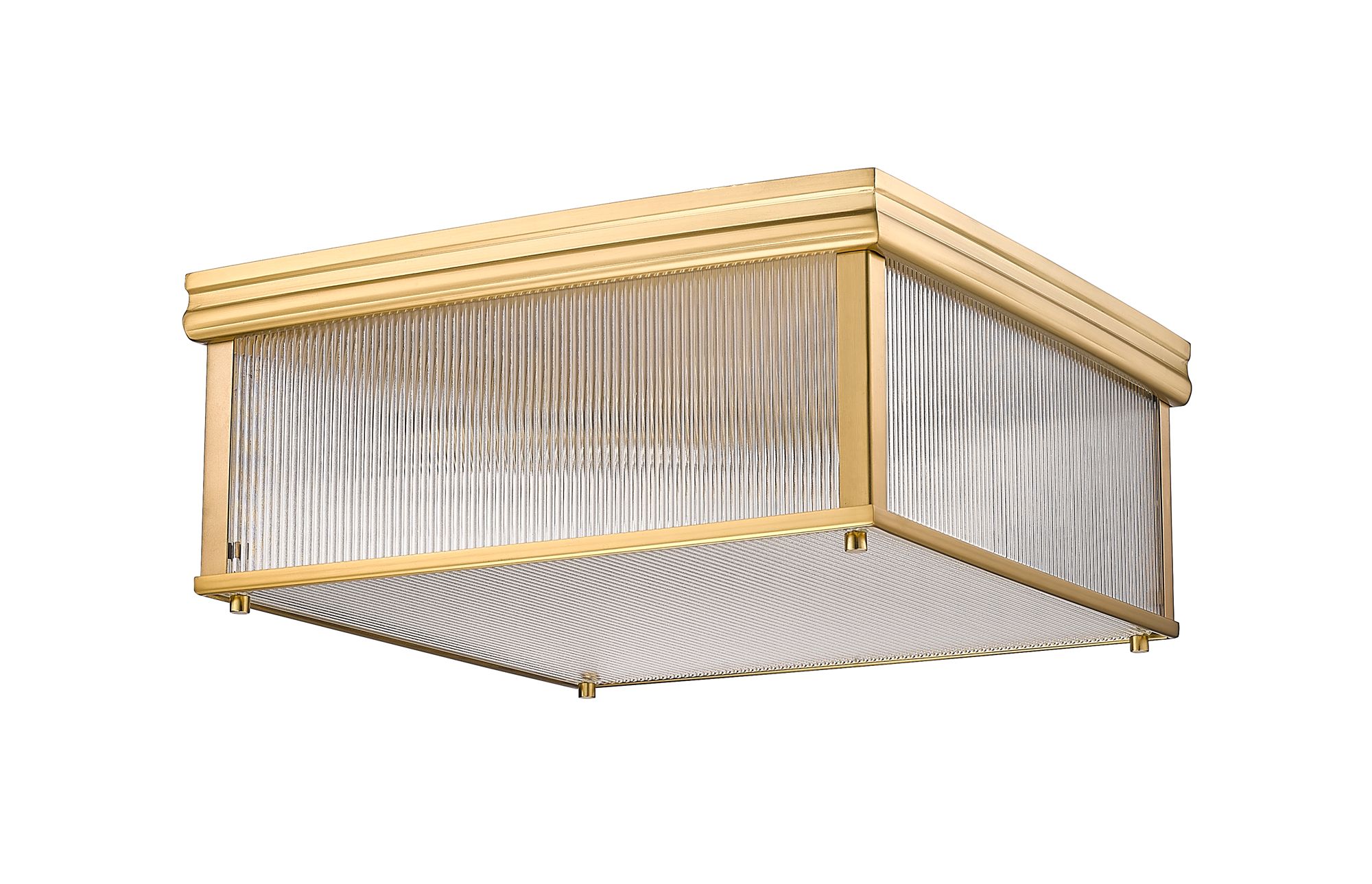 Carnaby by Z-Lite Modern Gold 4 Light Flush Mount