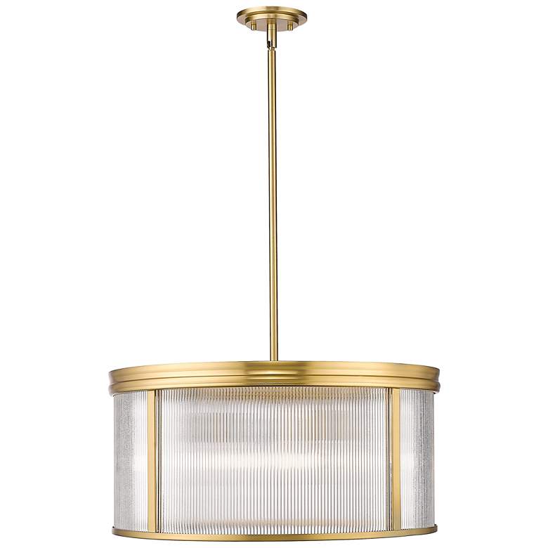 Image 1 Carnaby by Z-Lite Modern Gold 6 Light Chandelier