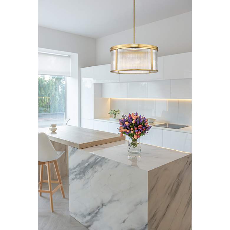 Image 3 Carnaby by Z-Lite Modern Gold 6 Light Chandelier more views