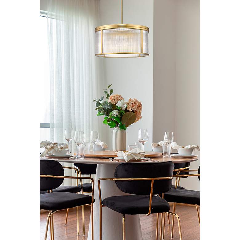 Image 4 Carnaby by Z-Lite Modern Gold 6 Light Chandelier more views