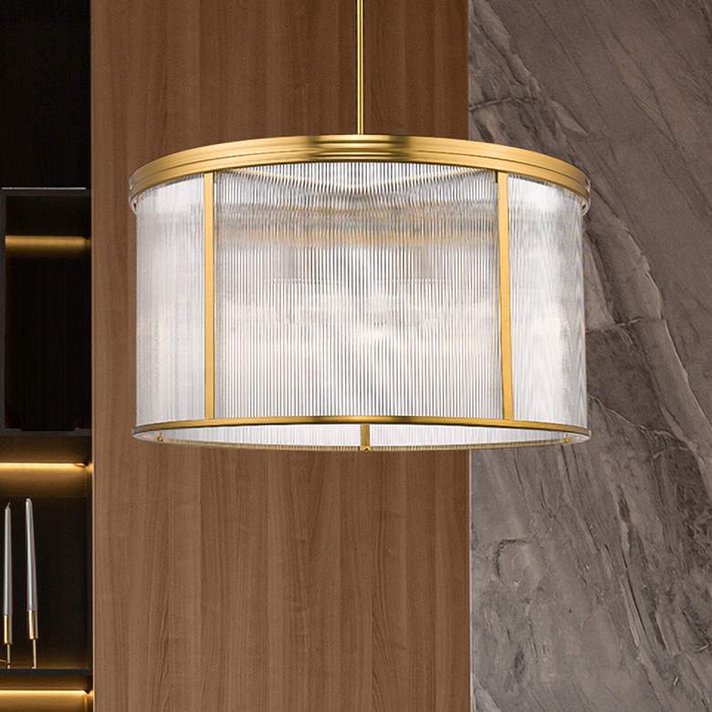 Image 1 Carnaby by Z-Lite Modern Gold 9 Light Chandelier