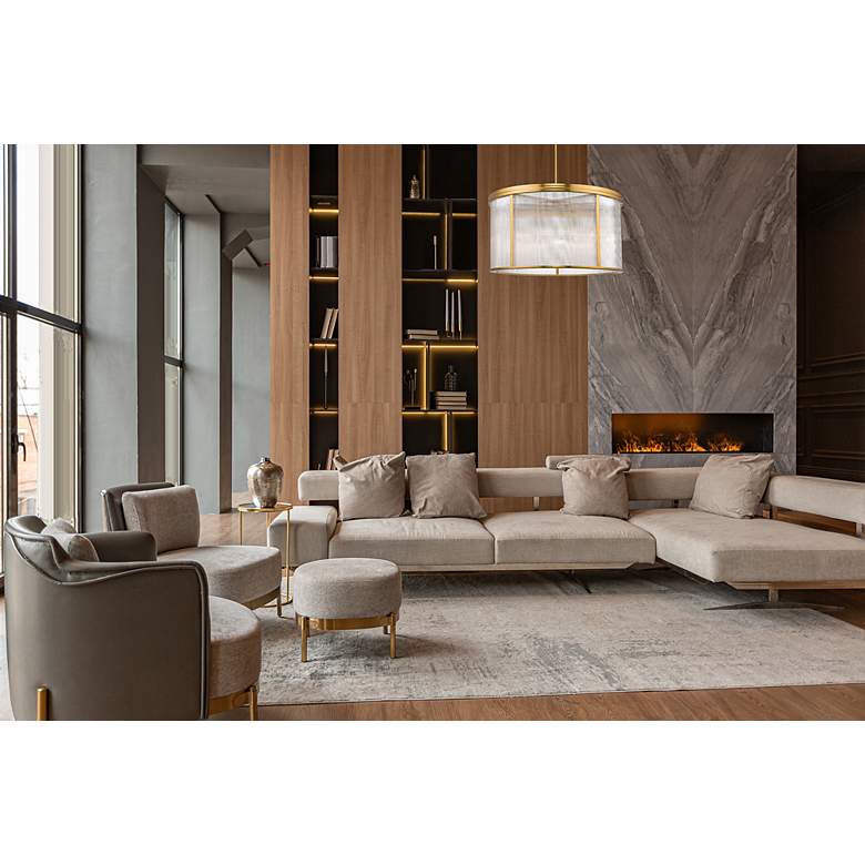 Image 3 Carnaby by Z-Lite Modern Gold 9 Light Chandelier more views