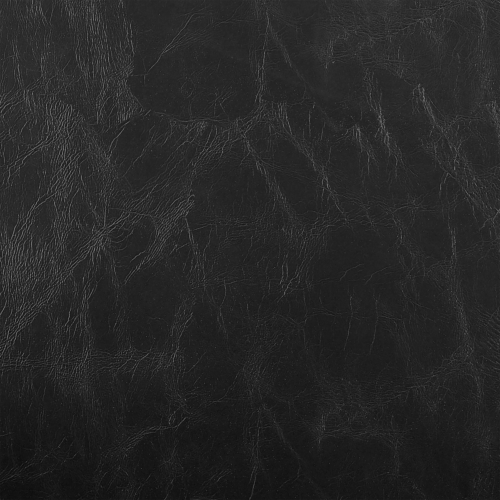 Carnation 26 in. Swivel Counter Stool in Iron & Vintage Black Faux Leat