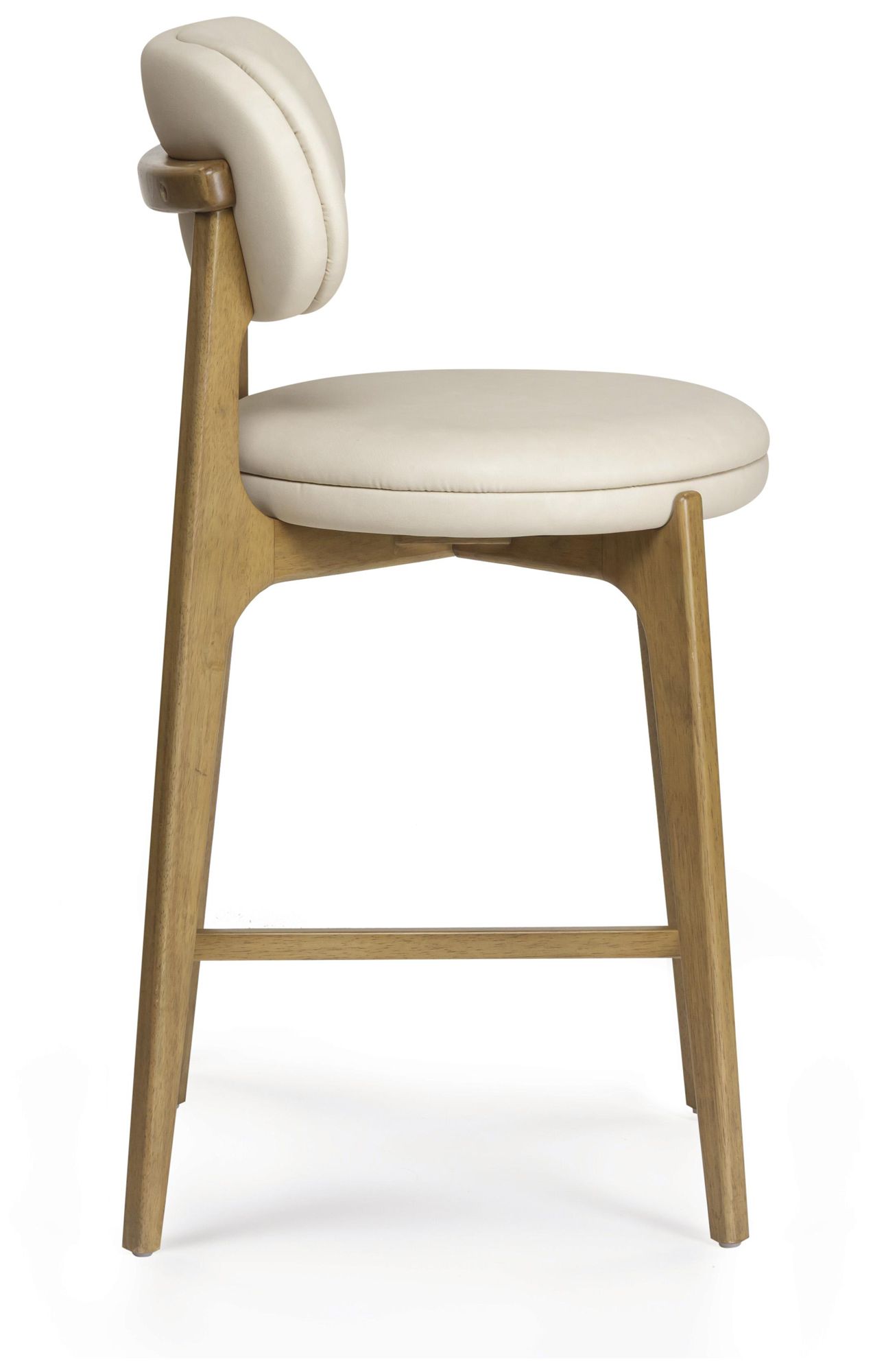 Image 3 Carnation Cream Perfomance Vegan Leather Counter Stool more views