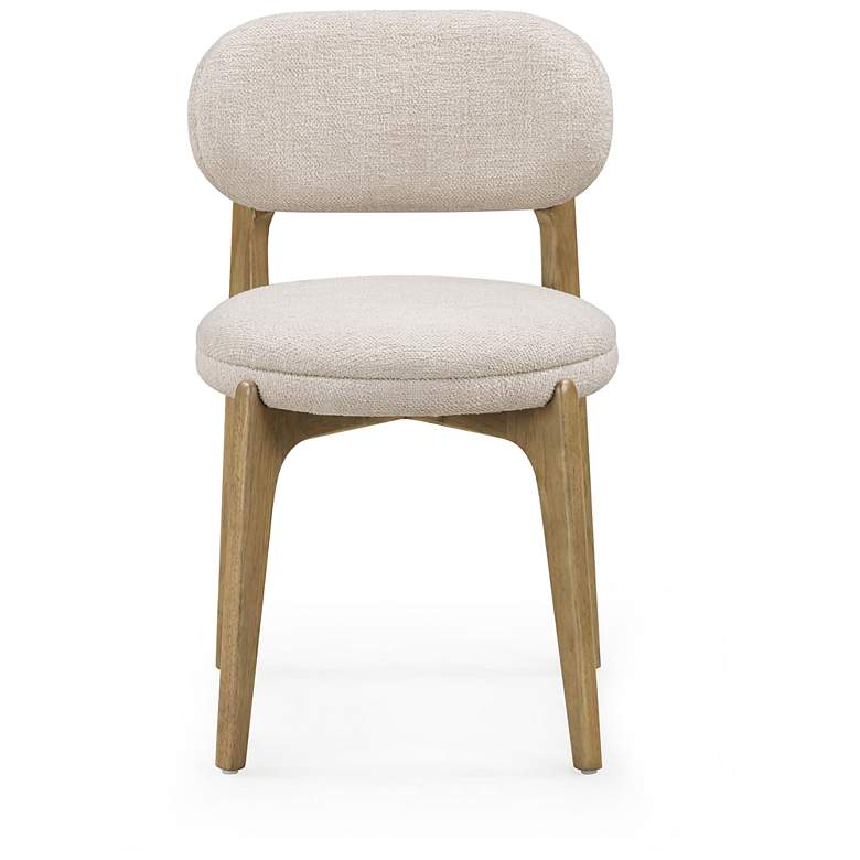 Image 2 Carnation Cream Performance Fabric Dining Chair more views