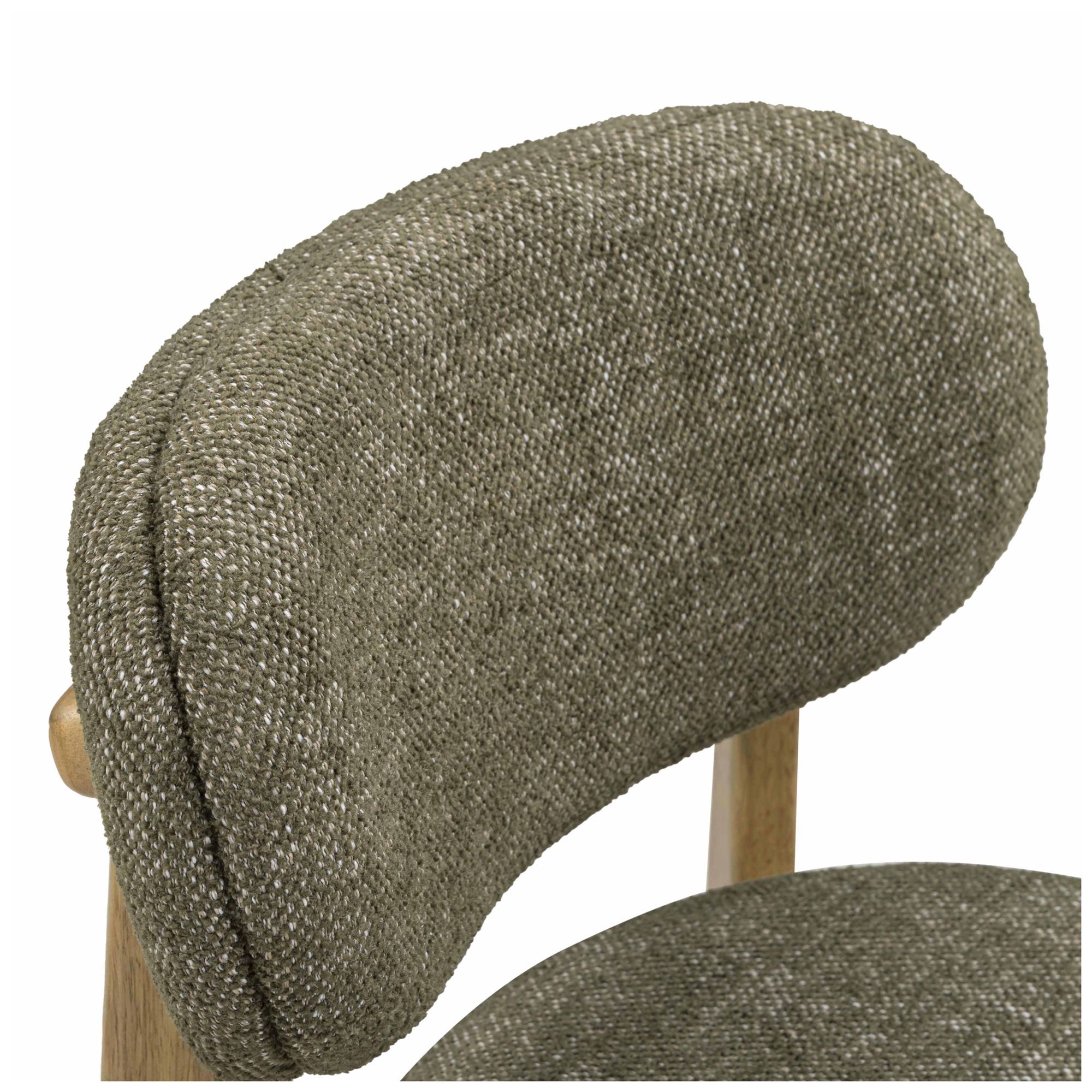 Image 6 Carnation Green Performance Fabric Dining Chair more views