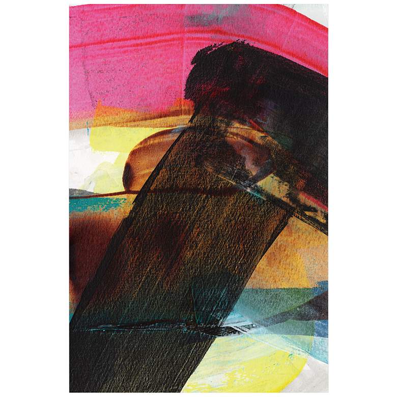 Image 2 Carnival Abstract I 48" High Printed Glass Wall Art