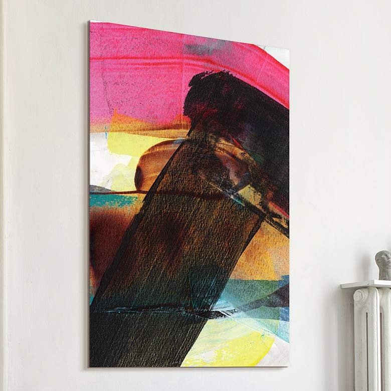 Image 1 Carnival Abstract I 48" High Printed Glass Wall Art