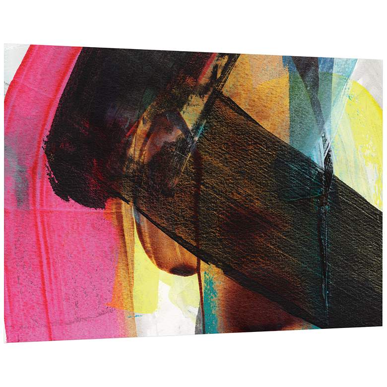 Image 6 Carnival Abstract I and II 48"H 2-Piece Glass Wall Art Set more views