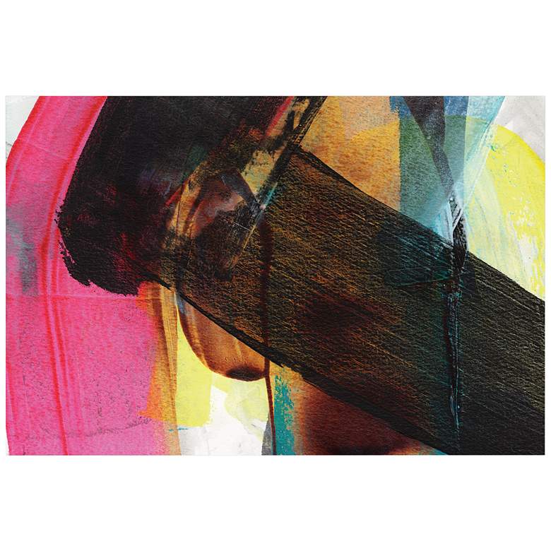 Image 7 Carnival Abstract I and II 48"H 2-Piece Glass Wall Art Set more views