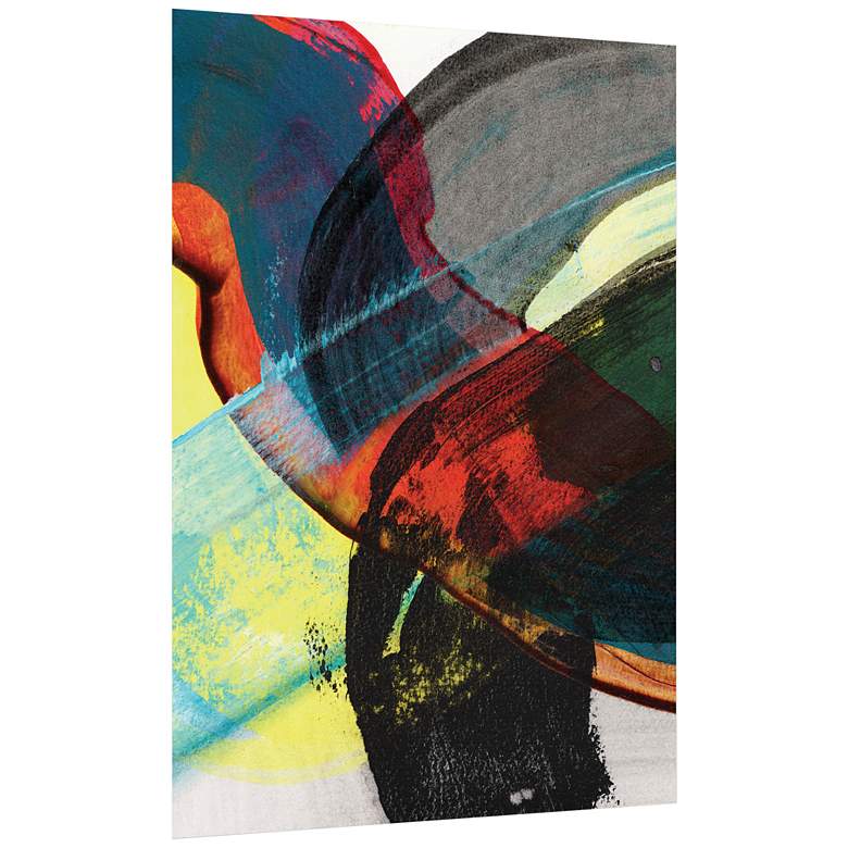 Image 3 Carnival Abstract II 48"H Printed Tempered Glass Wall Art more views