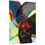 Carnival Abstract II 48"H Printed Tempered Glass Wall Art