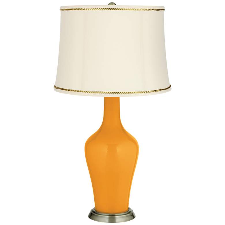 Image 1 Carnival Anya Table Lamp with President&#8217;s Braid Trim