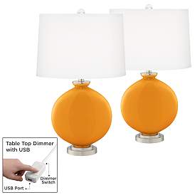 Image1 of Carnival Carrie Table Lamp Set of 2 with Dimmers