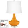 Carnival Gillan Glass Table Lamp with Dimmer