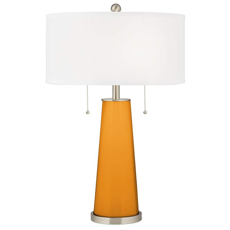 Image 2 Carnival Peggy Glass Table Lamp With Dimmer