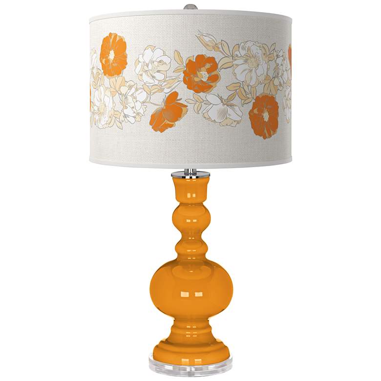 Image 1 Carnival Rose Bouquet Apothecary Table Lamp