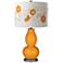 Carnival Rose Bouquet Double Gourd Table Lamp