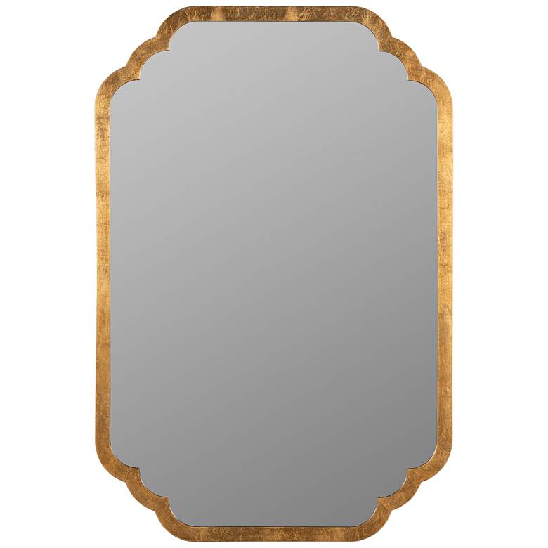Image 2 Carol Gold Leaf 23 3/4" x 35 3/4" Rectangular Wall Mirror