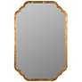 Carol Gold Leaf 23 3/4" x 35 3/4" Rectangular Wall Mirror