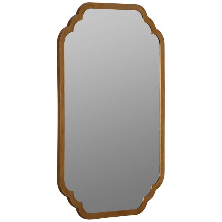 Image 5 Carol Gold Leaf 23 3/4" x 35 3/4" Rectangular Wall Mirror more views