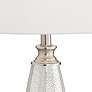 Carol Mercury Glass Lamps Set of 2 with Table Top Dimmers