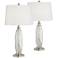 Carol Mercury Glass Table Lamps Set of 2 with WiFi Smart Sockets