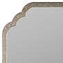 Carol Silver Leaf 23 3/4" x 35 1/2" Rectangular Wall Mirror