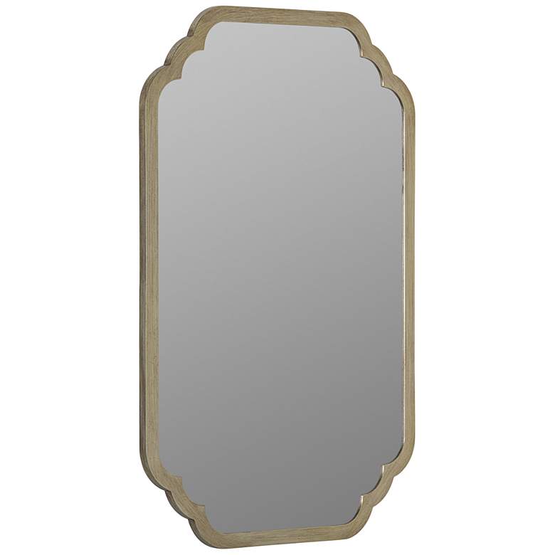 Image 5 Carol Silver Leaf 23 3/4" x 35 1/2" Rectangular Wall Mirror more views
