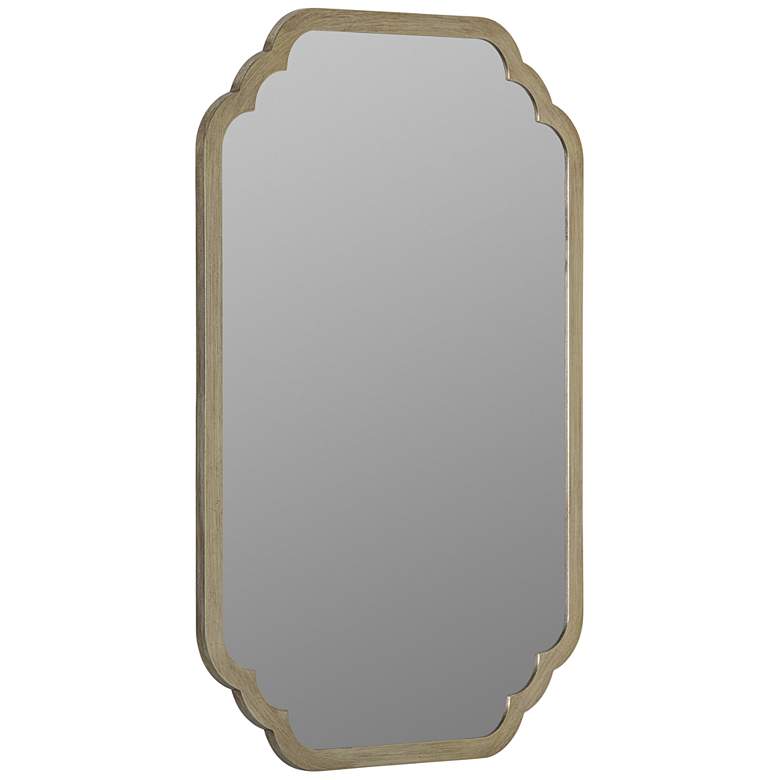 Image 5 Carol Silver Leaf 23 3/4 inch x 35 1/2 inch Rectangular Wall Mirror more views