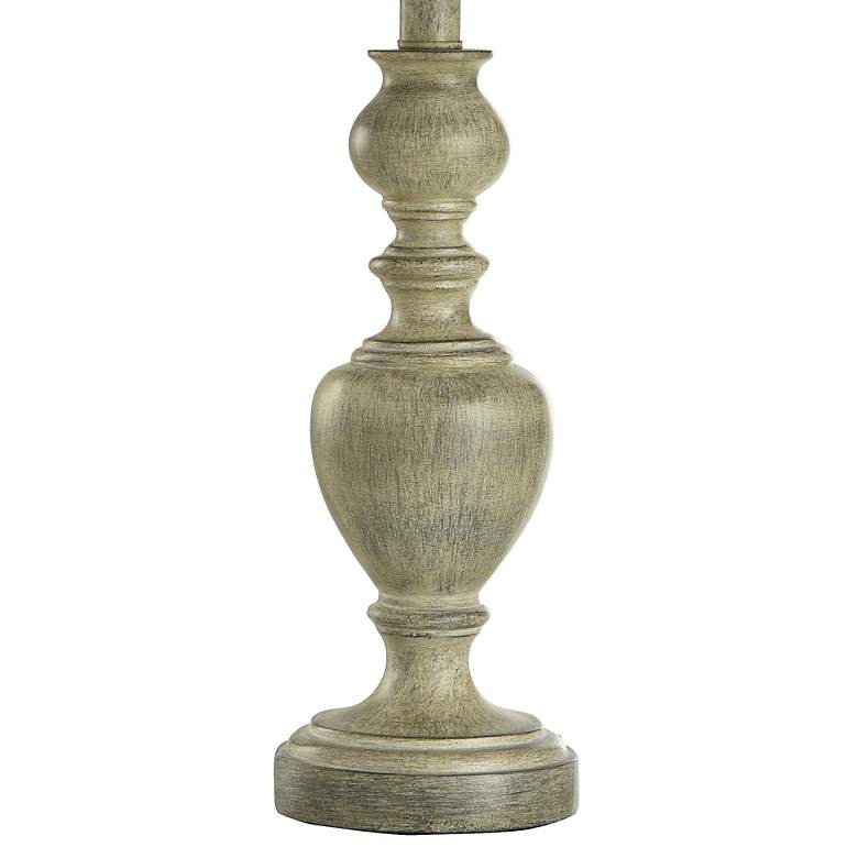 Image 3 Carol Table Lamp - Distressed Gray, Cream - Gray, Cream more views