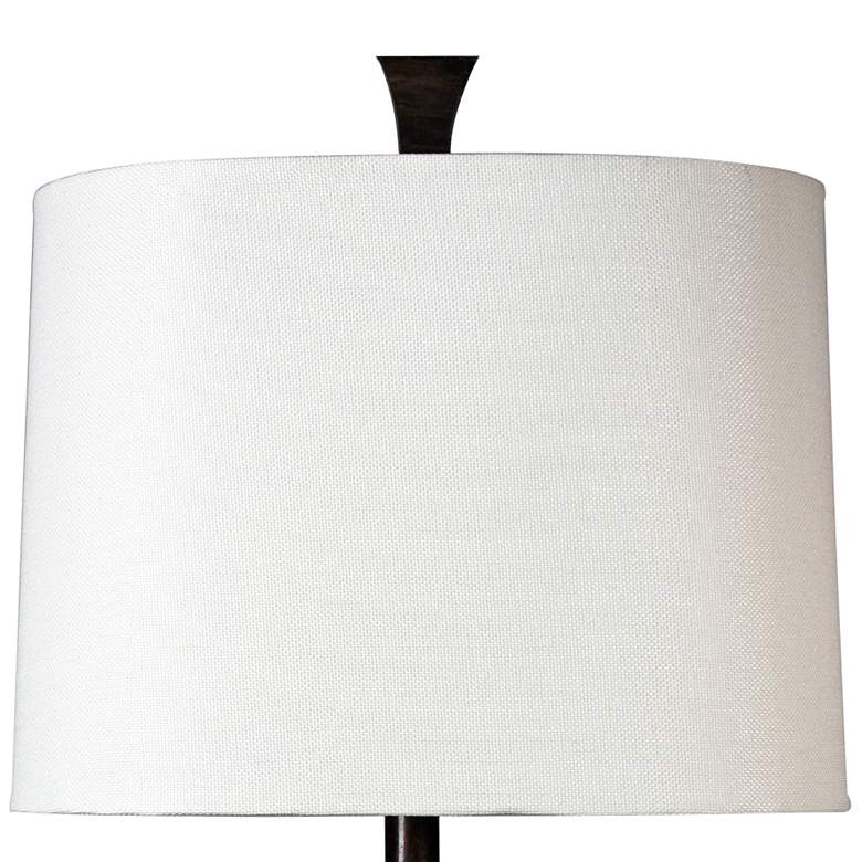 Image 2 Carolina 31 1/2 inch Modern Blue Ceramic Table Lamp more views