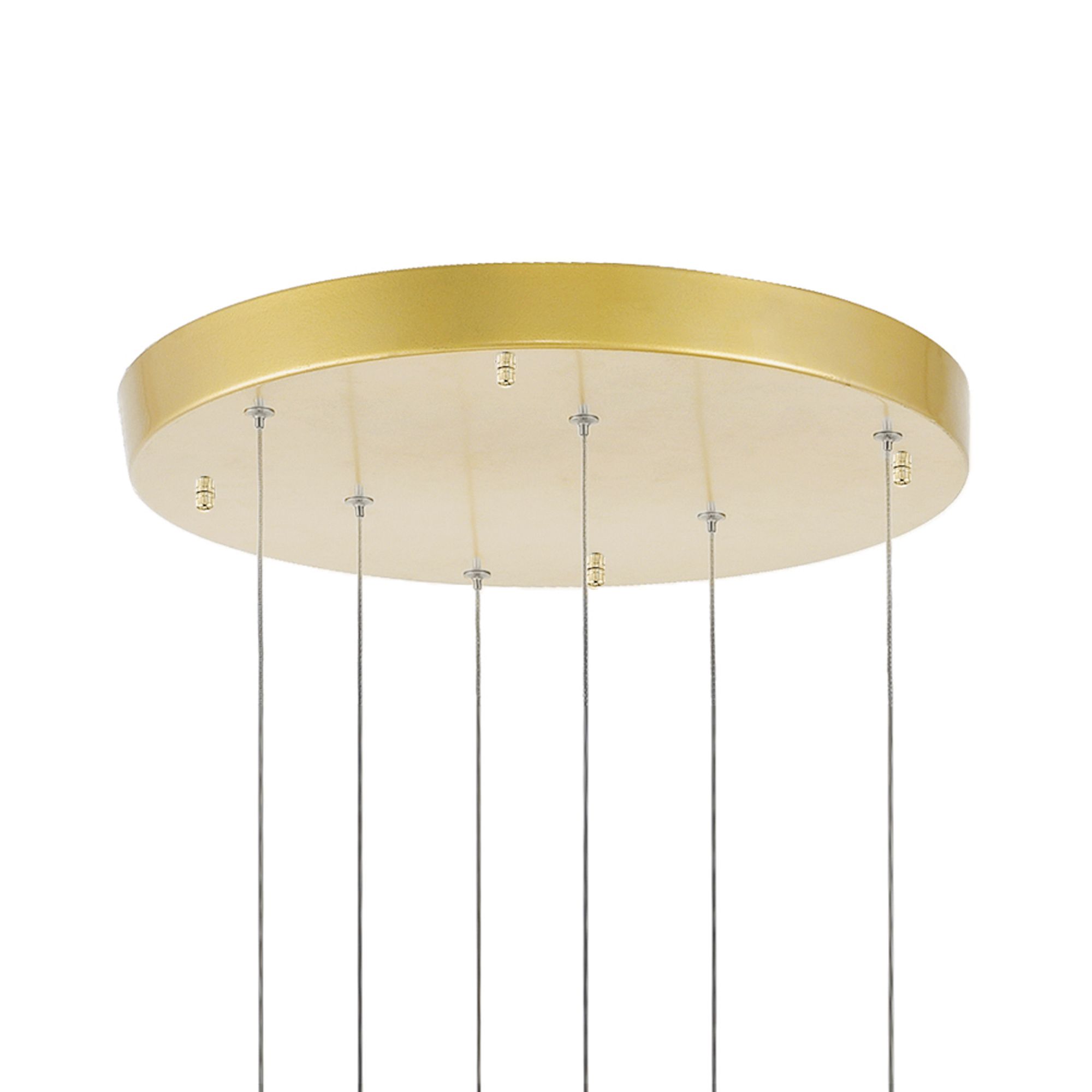 Image 5 Carolina Integrated LED 16in Gold Leaf Chandelier more views