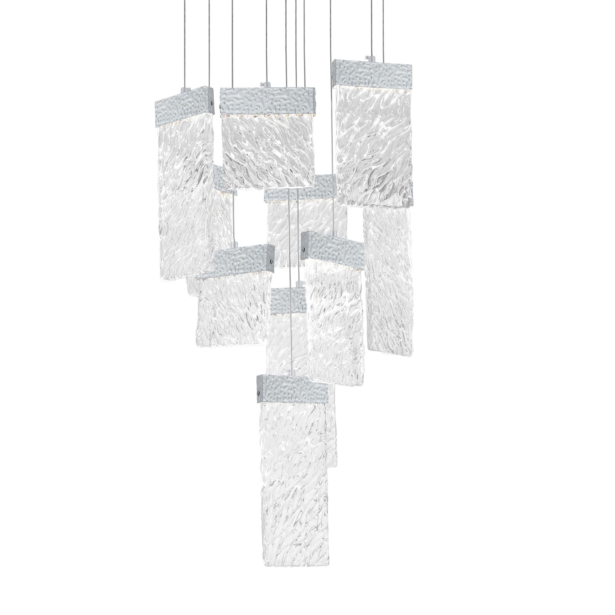 Image 2 Carolina Integrated LED 20in Pewter Chandelier more views