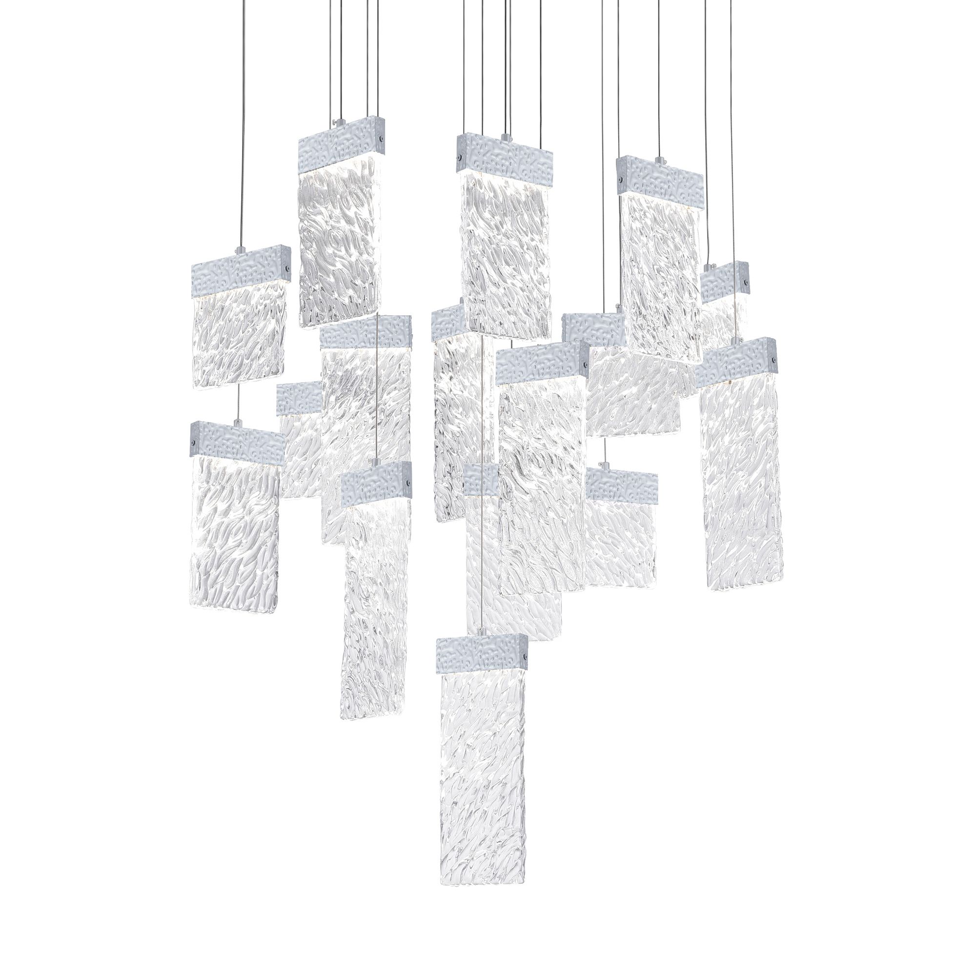 Image 2 Carolina Integrated LED 32in Pewter Chandelier more views