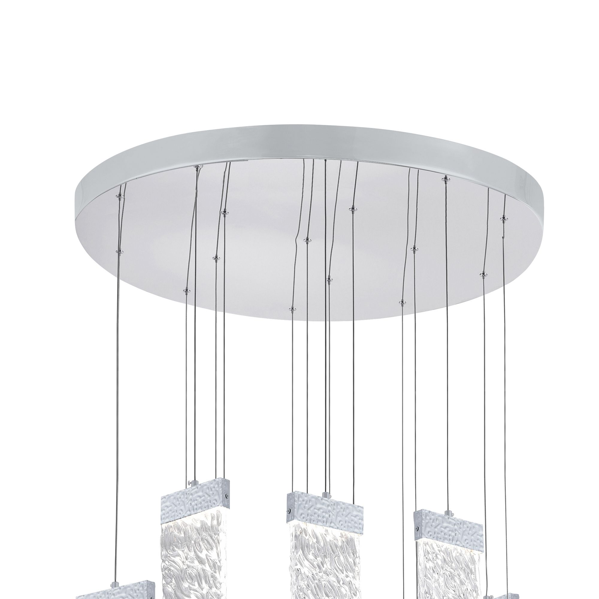 Image 5 Carolina Integrated LED 32in Pewter Chandelier more views