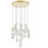 Carolina LED Chandelier With Gold Leaf Finish