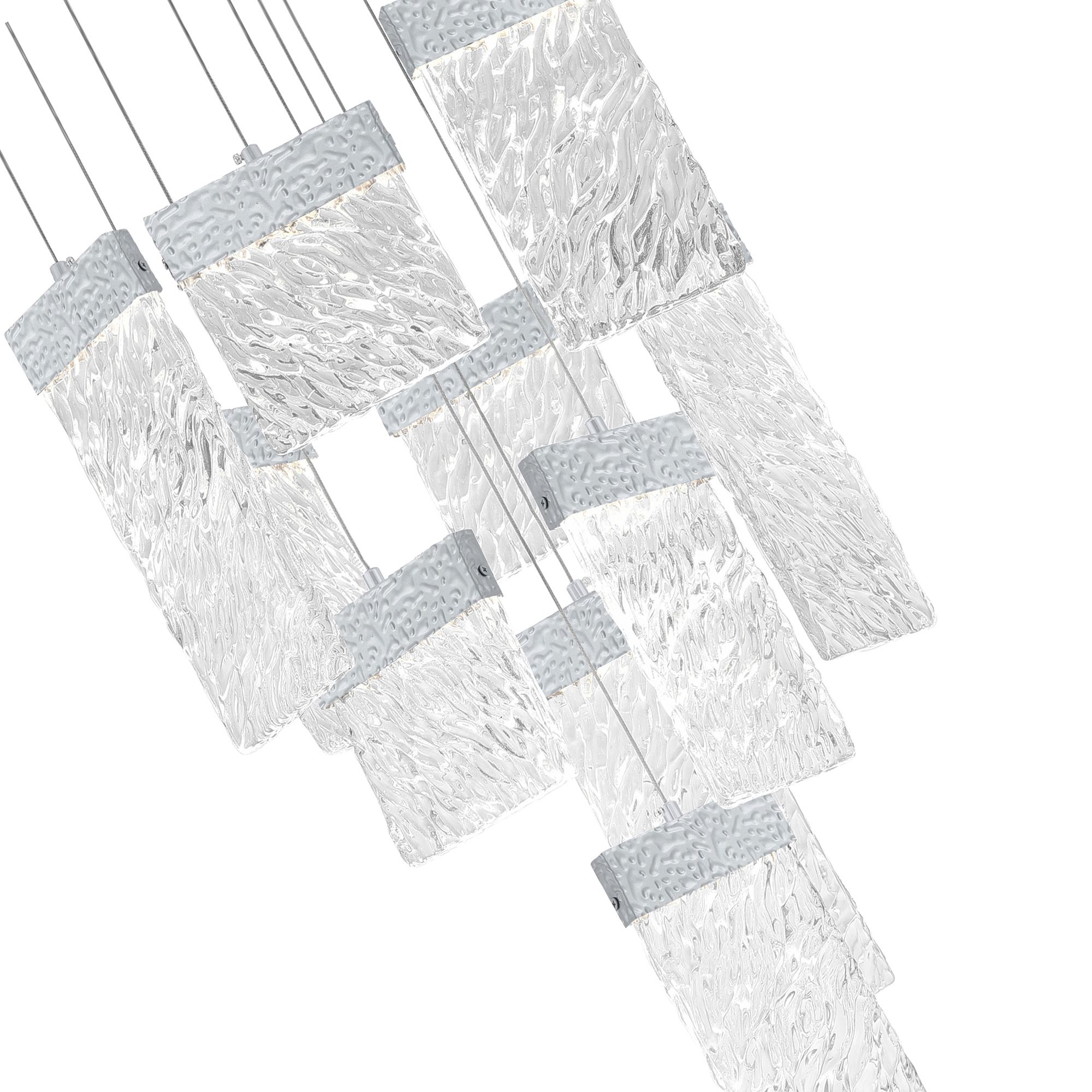 Image 3 Carolina LED Chandelier With Pewter Finish more views