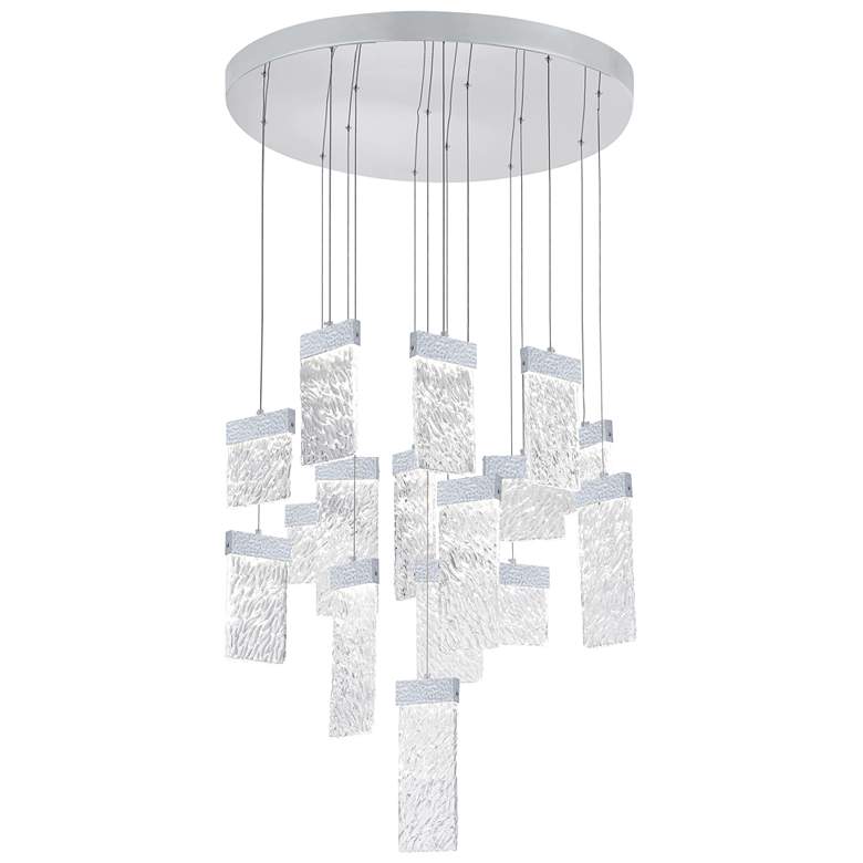 Image 1 Carolina LED Chandelier With Pewter Finish