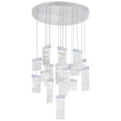 Carolina LED Chandelier With Pewter Finish