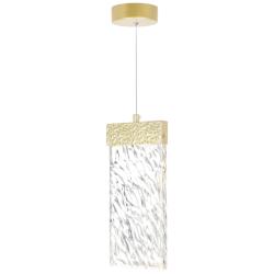 Carolina LED Pendant With Gold Leaf Finish